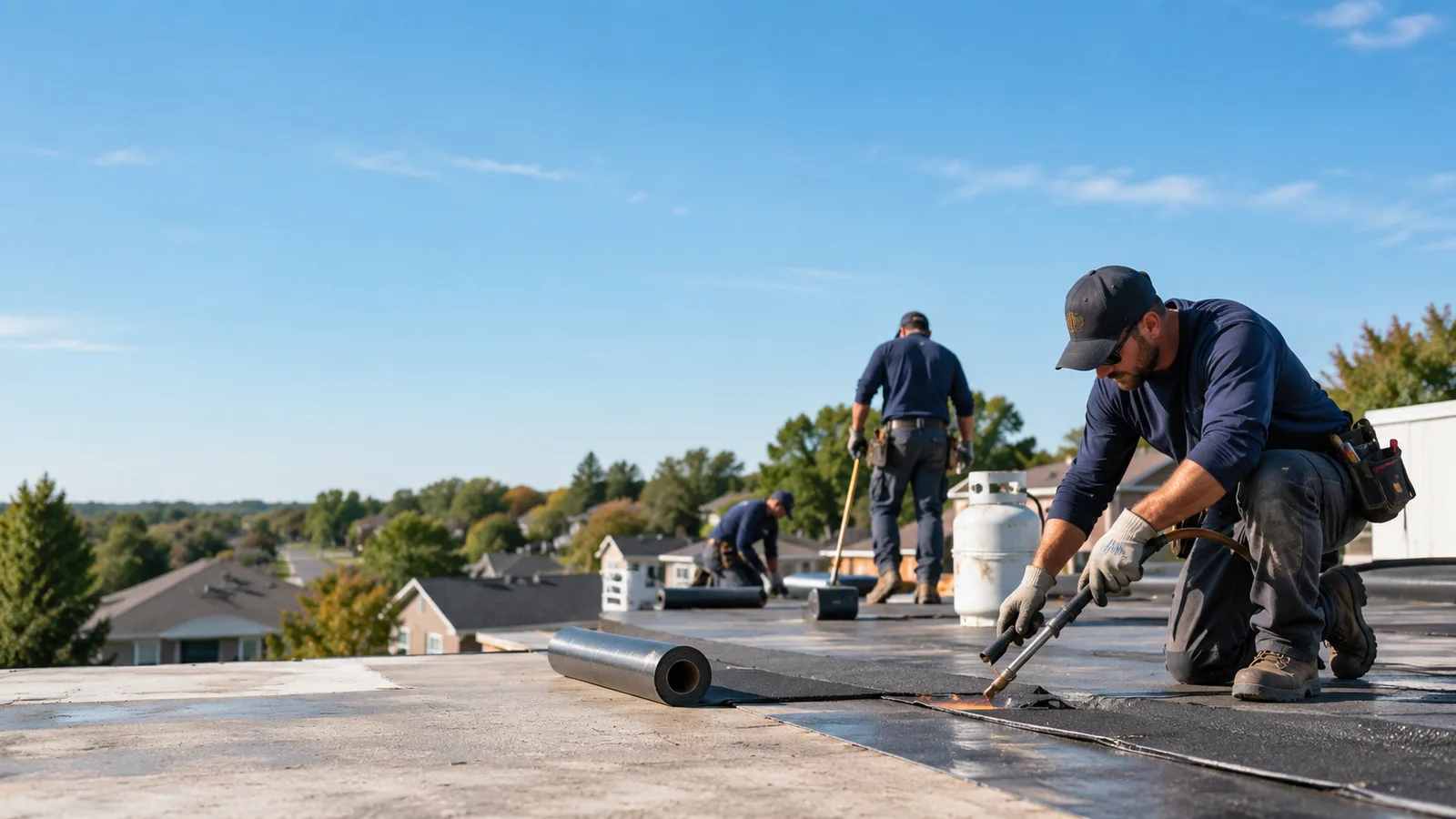 Flat Roof Leak Repair providers in Hunter, KS
